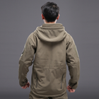 Тактична куртка / вітровка Pave Hawk Softshell olive M - зображення 5