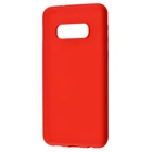 Чехол силиконовый VVave Premium Colorful Silicone Case (TPU) для Samsung Galaxy S10E (G970F) red