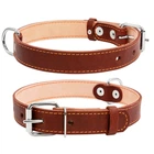 Ошейник "CoLLaR" двойной (ширина 25мм, длина 38-50см), коричневый