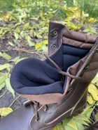 Берцы зимние облегченные, обувь для военных KROK BЗ1, 40 размер, коричневые, 01.40 - изображение 4