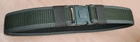 Ремень разгрузочный армейский тактический (синтетический, жёсткий), олива ширина 5 см, макс.длина 150 см - изображение 1