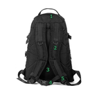 Крепкий походный тактический рюкзак с органайзером на 40 литров черный - изображение 5
