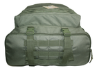 Тактический рюкзак трансформер на 40-60 литров темная олива с поясным ремнем - изображение 8