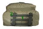 Похідний тактичний рюкзак на 40 літрів койот - зображення 7