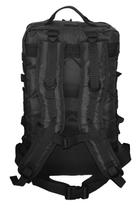 Міцний тактичний штурмовий рюкзак на 38 літрів чорний - зображення 5