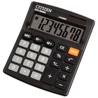 Настільний калькулятор, компактний Citizen 8-розрядний, чорний (SDC-805NR)