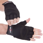 Перчатки тактические без пальцев , военные перчатки, перчатки многоцелевые размер XL Черные SB-161591 - изображение 3