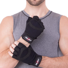 Перчатки тактические без пальцев , военные перчатки, перчатки многоцелевые размер XL Черные SB-161591 - изображение 8