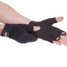 Рукавички тактичні без пальців, військові рукавички, рукавички багатоцільові розмір XXL Чорні SB-161591 - зображення 4