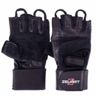 Перчатки тактические кожаные без пальцев , военные перчатки, перчатки многоцелевые размер S Черные SB-161085 - изображение 7