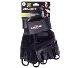 Перчатки тактические кожаные без пальцев , военные перчатки, перчатки многоцелевые размер S Черные SB-161085 - изображение 10