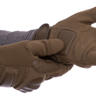 Тактические перчатки с закрытыми пальцами SILVER KNIGHT Размер XL оливковый BC-7052 - изображение 3