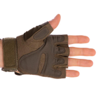 Тактичні рукавички для полювання та риболовлі OAKLEY розмір M оливкові BC-4624 - зображення 4