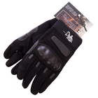 Тактические перчатки с закрытыми пальцами SILVER KNIGHT Размер XL черный BC-7052 - изображение 6