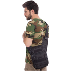 Рюкзак-сумка тактический 20 л SILVER KNIGHT black TY-803 - изображение 3