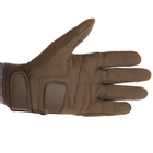 Тактические перчатки с закрытыми пальцами SILVER KNIGHT Размер L оливковый BC-7052 - изображение 4