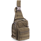 Рюкзак тактичний патрульний однолямочный SILVER KNIGHT V-20л olive TY-098 - зображення 1
