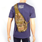 Рюкзак тактический патрульный однолямочный сумка-слинг тактическая V- 5 л comouflage TY-184 - изображение 2