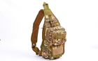 Рюкзак тактический патрульный однолямочный сумка-слинг тактическая V- 5 л comouflage TY-184 - изображение 3