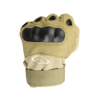 Перчатки мужские тактические с защитой OKLAI 705 XL Sand Khaki - изображение 3