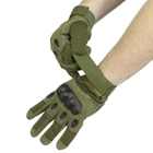 Рукавички чоловічі тактичні з захистом OKLAI 705 L Green - зображення 9