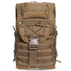 Тактический штурмовой рюкзак SILVER KNIGHT V-30л khaki TY-9900 - изображение 8
