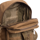 Рюкзак тактический патрульный однолямочный SILVER KNIGHT 30 литров khaki TY-5386 - изображение 2