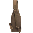 Рюкзак тактический патрульный однолямочный сумка-слинг тактическая V-5 л khaki TY-184 - изображение 3