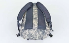 Рюкзак туристический бескаркасный таткический рюкзак камуфляжный V-20 л grey camouflage TY-0868 - изображение 6