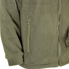 Куртка флисовая для военных цвет олива размер S 503 - изображение 2