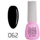 Гель-лак Toki Toki 062, 5 мл, черный
