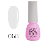 Гель-лак Toki Toki 068, 5 мл, бледно-молочный