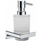 Дозатор для рідкого мила HANSGROHE ADDSTORIS 41745000 настінний на 200мл скляний хром