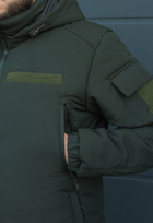 Куртка тактична зимова на блискавці з капюшоном XS polk khaki - зображення 10