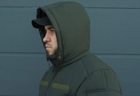 Куртка тактична зимова на блискавці з капюшоном XXL polk khaki - зображення 14