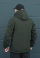 Куртка тактична зимова на блискавці з капюшоном S polk khaki - зображення 5