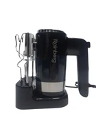 Миксер Rainberg RB-2216 600W на 5 скоростей 2 вида насадок с подставкой черный (RB-2216_408)