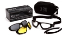 Тактические очки со сменными линзами Pyramex XSG Kit Anti-Fog, сменные линзы - изображение 1