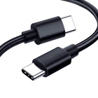 Кабель UGREEN US300 Type-C to Type-C QC4.0 100W Black 1м (80371)