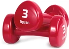 Виниловые гантели Tiguar 3 кг пара Малиновый (TI-HW0030BOX)