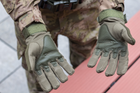 Тактичні рукавиці Oakley закриті повнопалі XL олива - зображення 2