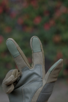 Тактичні рукавиці Bezet SMART Touch закриті повнопалі L Зелені - изображение 3