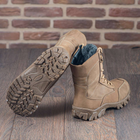 Берці зимові черевики тактичні чоловічі, туфлі тактичні чоловічі берці зимові, натуральна шкіра, розмір 46, Bounce ar. BL-HK-1046, колір хакі - зображення 5