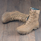 Берці зимові черевики тактичні чоловічі, туфлі тактичні чоловічі берці зимові, натуральна шкіра, розмір 40, Bounce ar. BL-HK-1040, колір хакі - зображення 6
