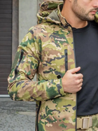 Тактична куртка утеплена Grifon Squad Soft Shell 1221133 48 Мультикам (ROZ6400158929) - зображення 11