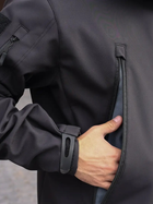 Тактическая куртка утепленная Grifon Squad Soft Shell 1220806 56 Черная (ROZ6400158944) - изображение 7