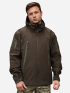 Тактична куртка утеплена Grifon Squad Soft Shell 1220809 56 Коричнева (ROZ6400158950) - зображення 1