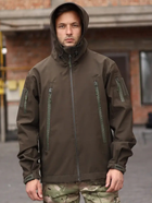 Тактична куртка утеплена Grifon Squad Soft Shell 1220809 56 Коричнева (ROZ6400158950) - зображення 8