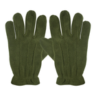 Флісові зимові тактичні рукавички перчатки по краю і відкидні накладки на обох вказівних пальцях UkrCossacks 1.0 хакі XL, XXL - зображення 5