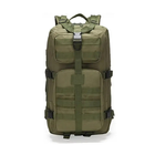 Штурмовой тактический рюкзак на 30 литров Олива 40х28х25см - изображение 3